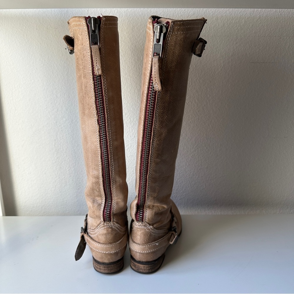 Freebird Women’s Tan Knee-High “Roady” Leather Boots Size 7 - Picture 5 of 13